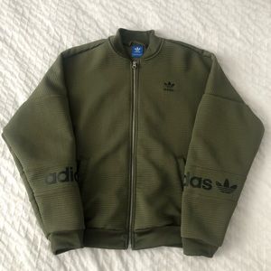 Adidas Green Bomber Jacket